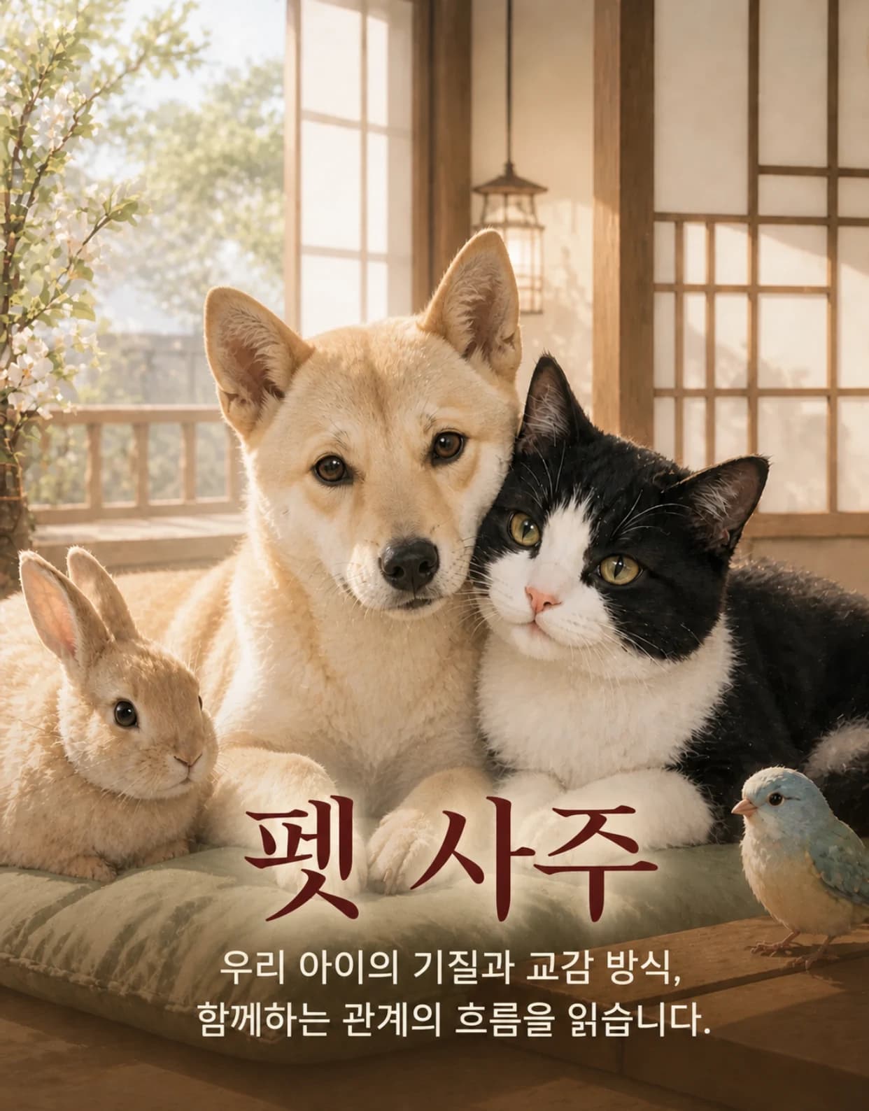 펫 사주 - 반려동물의 기질과 보호자와의 교감, 함께하는 관계의 흐름을 살펴봅니다.